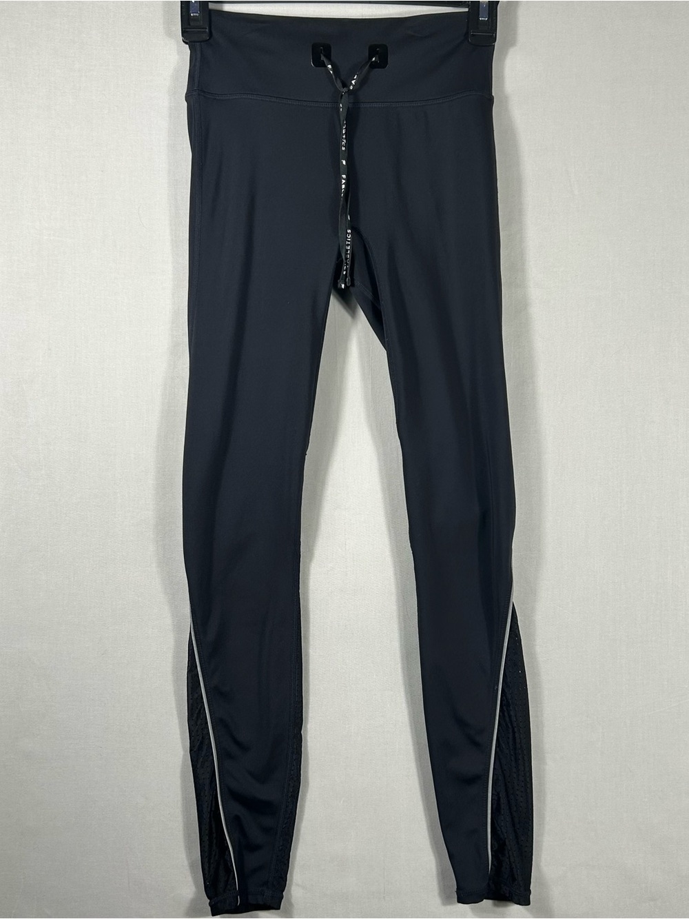 Fabletics Pants Womens XSmall Black Activewear Reflective Mesh Panel Athletic